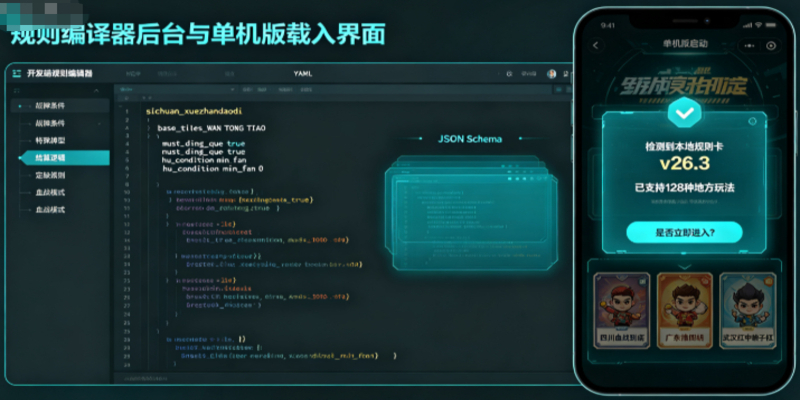 经典桌游-技术深潜：百游房卡如何用三层架构让“经典麻将游戏单机版”长出人情味(1)